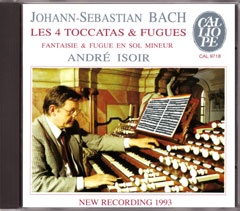 BACH J.S. - Les 4 Toccatas & Fugues