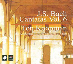 BACH J.S. - Intégrale des cantates - Volume 6