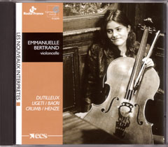 Emmanuelle Bertrand - Œuvres de Dutilleux, Ligeti, Bacri... 